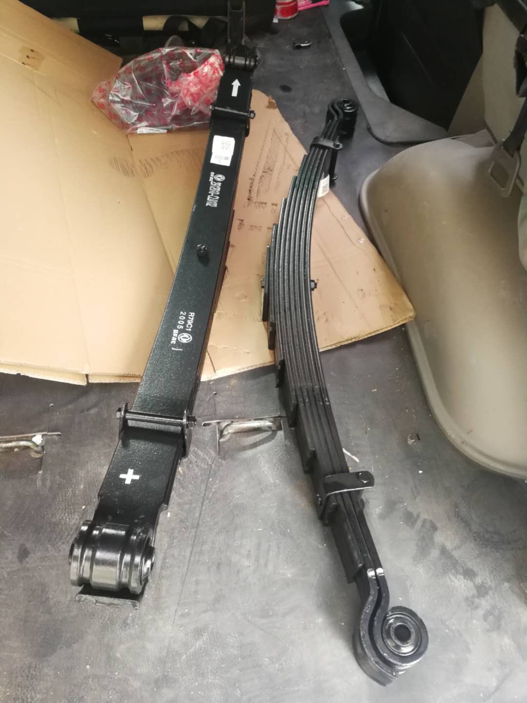 东风凯普特前后钢板总成