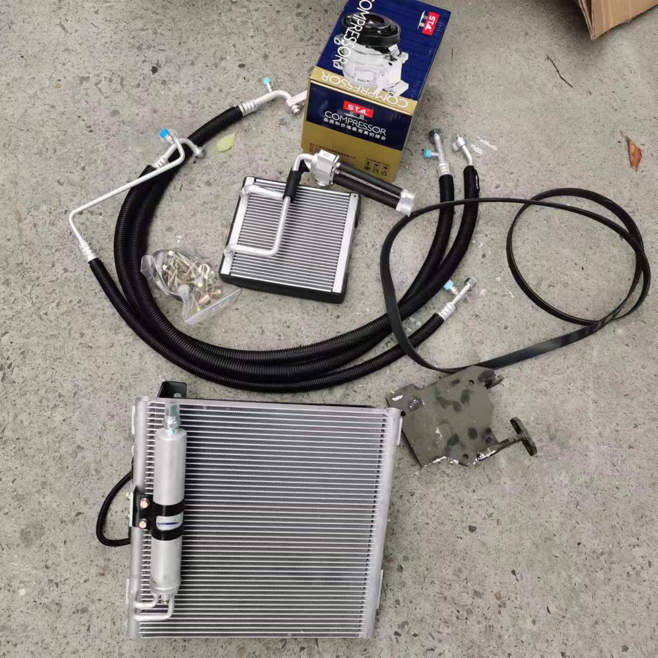 东风多利卡加装全套空调配件